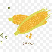 卡通手绘蔬菜-空若网 卡通手绘蔬菜-空若网