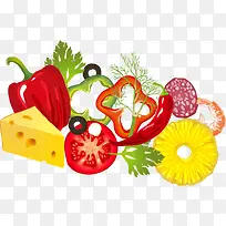 矢量手绘蔬菜-空若网 矢量手绘蔬菜-空若网