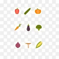 蔬菜图标-空若网 蔬菜图标-空若网