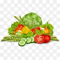 抽象蔬菜图案-空若网 抽象蔬菜图案-空若网