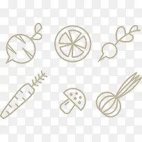 矢量蔬菜插图-空若网 矢量蔬菜插图-空若网