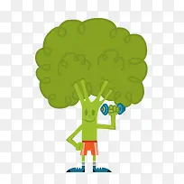 卡通运动蔬菜-空若网 卡通运动蔬菜-空若网