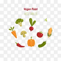 蔬菜矢量图-空若网 蔬菜矢量图-空若网