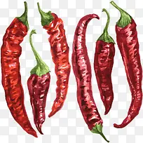 水彩辣椒-空若网 水彩辣椒-空若网