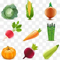 矢量蔬菜-空若网 矢量蔬菜-空若网