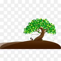 卡通手绘清新树-空若网 卡通手绘清新树-空若网