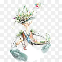 卡通手绘男孩-空若网 卡通手绘男孩-空若网