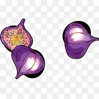 卡通紫色蔬菜洋葱-空若网 卡通紫色蔬菜洋葱-空若网