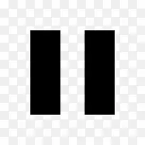 计算机图标按钮-暂停按钮-空若网 计算机图标按钮-暂停按钮-空若网