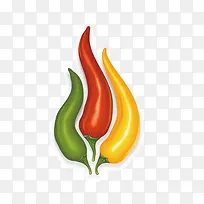 蔬菜 辣椒 装饰图案 矢量图-空若网 蔬菜 辣椒 装饰图案 矢量图-空若网