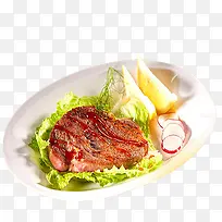 牛排生菜水果-空若网 牛排生菜水果-空若网
