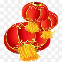 红色可爱手绘灯笼-空若网 红色可爱手绘灯笼-空若网