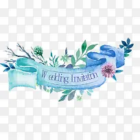 水彩丝带-空若网 水彩丝带-空若网