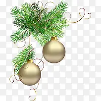 圣诞节绿色松叶装饰-空若网 圣诞节绿色松叶装饰-空若网