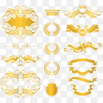 金色标签丝带-空若网 金色标签丝带-空若网