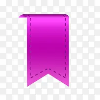 紫色丝带标签-空若网 紫色丝带标签-空若网