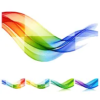 彩色飘带-空若网 彩色飘带-空若网