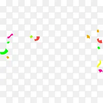 彩色飘带元素-空若网 彩色飘带元素-空若网