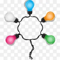 彩色灯泡-空若网 彩色灯泡-空若网