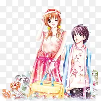 卡通情侣-空若网 卡通情侣-空若网