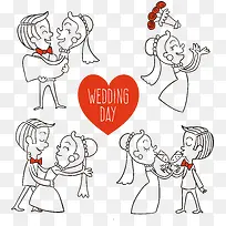 手绘情侣-空若网 手绘情侣-空若网