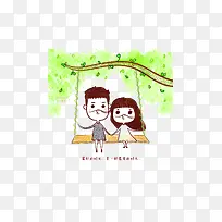 卡通情侣-空若网 卡通情侣-空若网