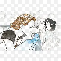 手绘人物-空若网 手绘人物-空若网