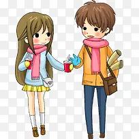 矢量手绘情侣-空若网 矢量手绘情侣-空若网