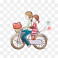 情侣插画-空若网 情侣插画-空若网