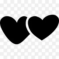 两心图标-空若网 两心图标-空若网