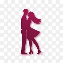 情侣剪影-空若网 情侣剪影-空若网