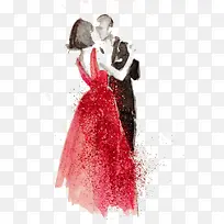 手绘剪影-空若网 手绘剪影-空若网