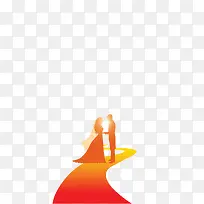 情侣剪影-空若网 情侣剪影-空若网