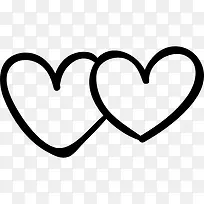 两心图标-空若网 两心图标-空若网