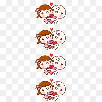 卡通小情侣素材-空若网 卡通小情侣素材-空若网