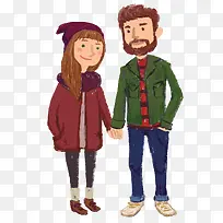 矢量手拉手-空若网 矢量手拉手-空若网