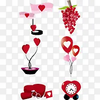 情人节矢量图-空若网 情人节矢量图-空若网