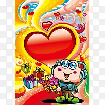 情人节矢量图-空若网 情人节矢量图-空若网