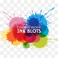 矢量彩色墨水插图-空若网 矢量彩色墨水插图-空若网