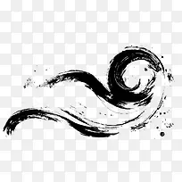 墨水笔触免扣素材-空若网 墨水笔触免扣素材-空若网