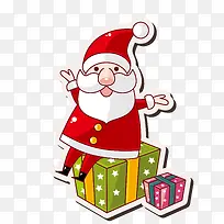 卡通圣诞老人-空若网 卡通圣诞老人-空若网