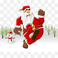 卡通圣诞节矢量元素-空若网 卡通圣诞节矢量元素-空若网