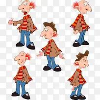 卡通老人-空若网 卡通老人-空若网