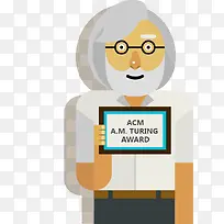 卡通老人-空若网 卡通老人-空若网