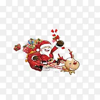 新年圣诞节圣诞老人雪橇-空若网 新年圣诞节圣诞老人雪橇-空若网