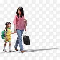 高清摄影回家的母女-空若网 高清摄影回家的母女-空若网