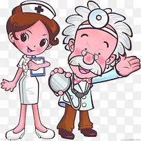 可爱卡通医生护士-空若网 可爱卡通医生护士-空若网