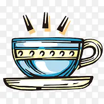 手绘咖啡奶茶-空若网 手绘咖啡奶茶-空若网