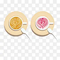 卡通咖啡装饰图案-空若网 卡通咖啡装饰图案-空若网