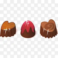 巧克力零食素材矢量手绘元素-空若网 巧克力零食素材矢量手绘元素-空若网